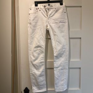 White J.crew men’s jeans. 484 slim fit.